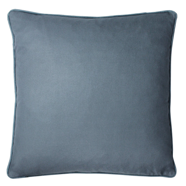 Melrose 50x50 Feather Filled Cushion Slate Blue - Canwell Interiors Limited - Riva
