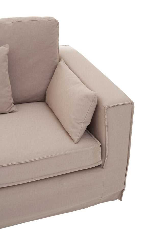 Menton 3 Seat Grey Fabric Sofa - Canwell Interiors Limited - Xshowhome