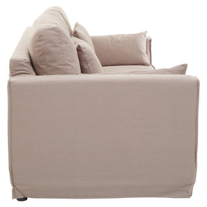 Menton 3 Seat Grey Fabric Sofa - Canwell Interiors Limited - Xshowhome