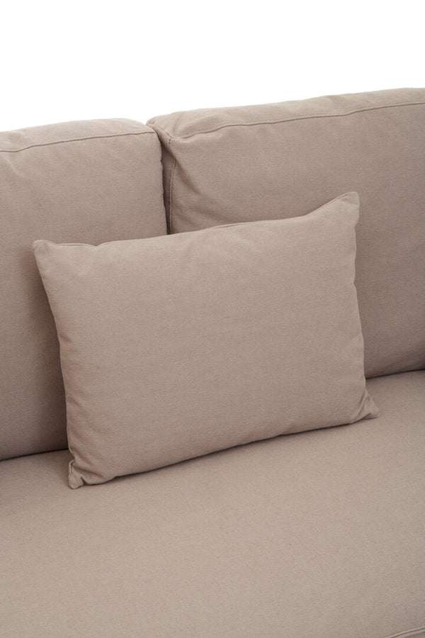 Menton 3 Seat Grey Fabric Sofa - Canwell Interiors Limited - Xshowhome