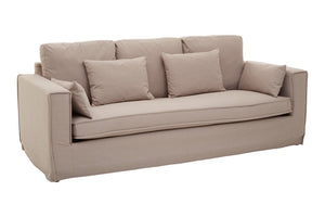 Menton 3 Seat Grey Fabric Sofa - Canwell Interiors Limited - Xshowhome