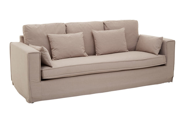 Menton 3 Seat Grey Fabric Sofa - Canwell Interiors Limited - Xshowhome
