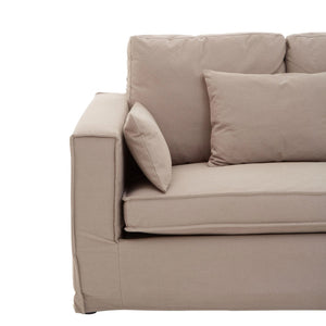 Menton 3 Seat Grey Fabric Sofa - XShowhome Limited - Xshowhome
