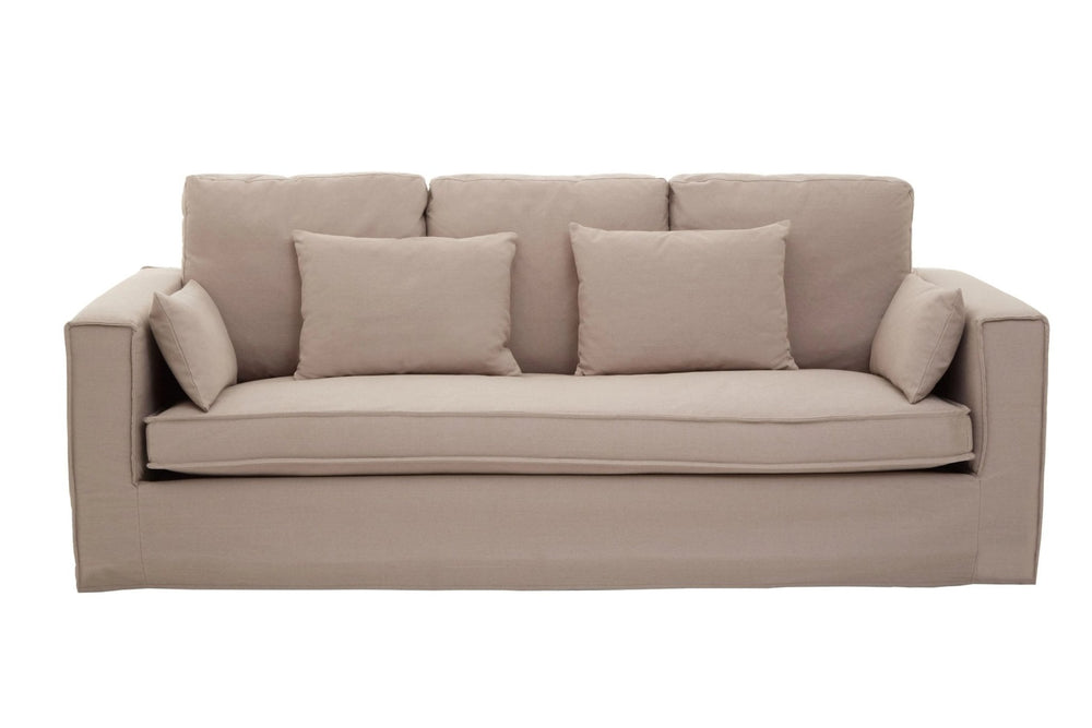 Menton 3 Seat Grey Fabric Sofa - XShowhome Limited - Xshowhome