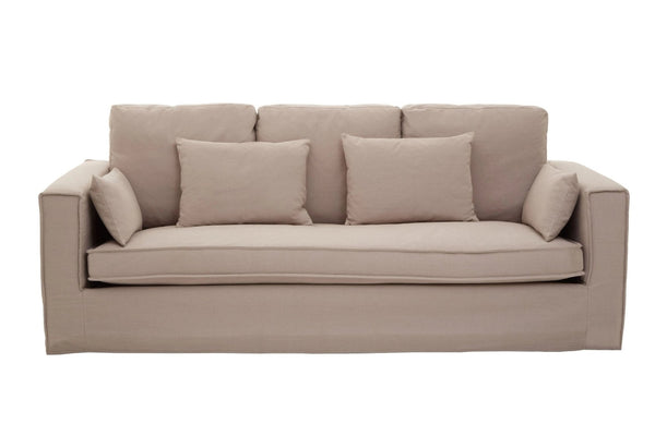 Menton 3 Seat Grey Fabric Sofa - XShowhome Limited - Xshowhome