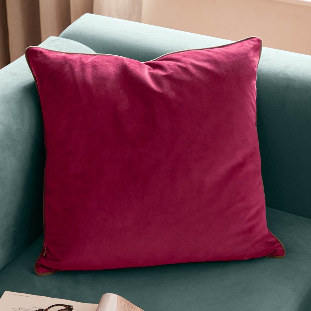 Meridian 55x55 C/c Cranberry & Moc - Canwell Interiors Limited - Riva
