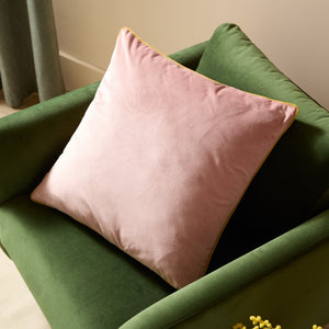 Meridian 55x55 Feather Filled Cushion Blush/Gold - XShowhome Limited - Riva