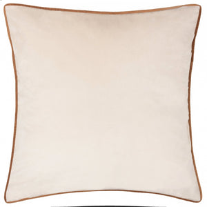Meridian 55x55 Feather Filled Cushion Ecru/ginger - Canwell Interiors Limited - Riva