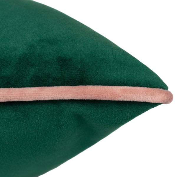 Meridian 55x55 Feather Filled Cushion Emerald/blush - Canwell Interiors Limited - Riva