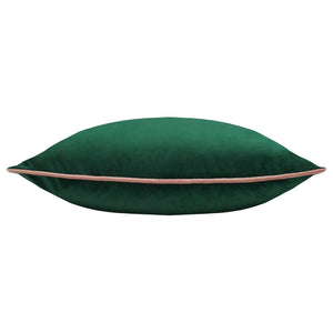 Meridian 55x55 Feather Filled Cushion Emerald/blush - Canwell Interiors Limited - Riva