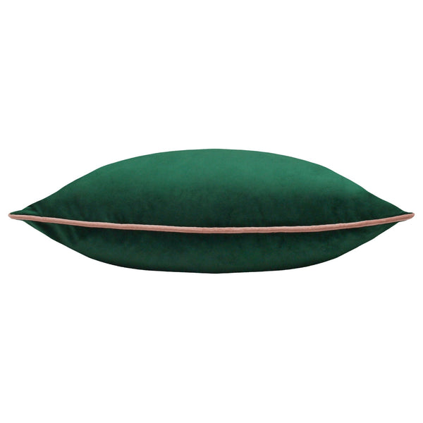 Meridian 55x55 Feather Filled Cushion Emerald/blush - Canwell Interiors Limited - Riva