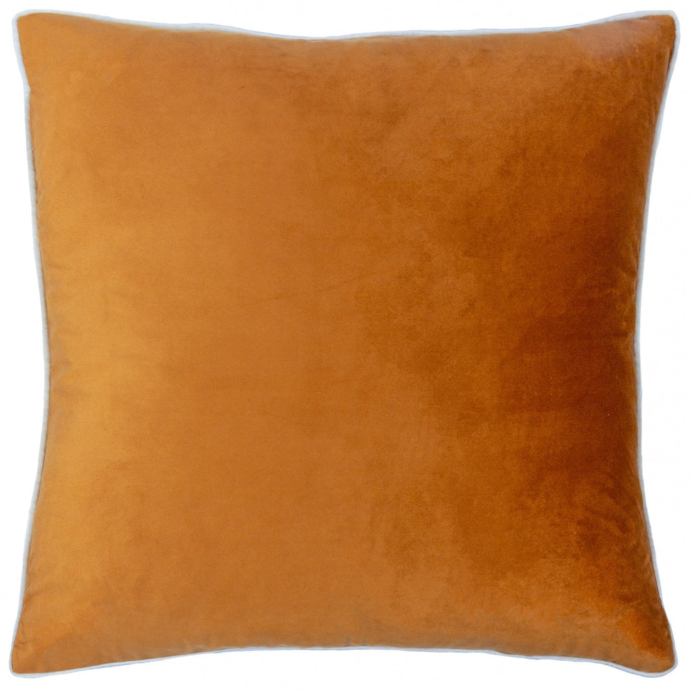 Meridian 55x55 Feather Filled Cushion Ginger & Ecru - Canwell Interiors Limited - Riva