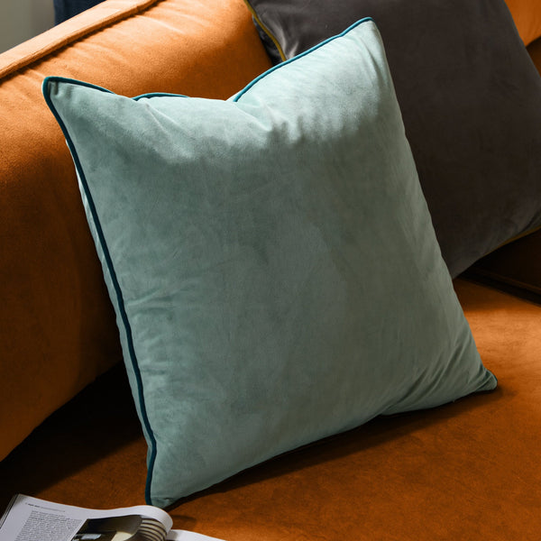Meridian 55x55 Feather Filled Cushion Mineral/Teal - XShowhome Limited - Riva