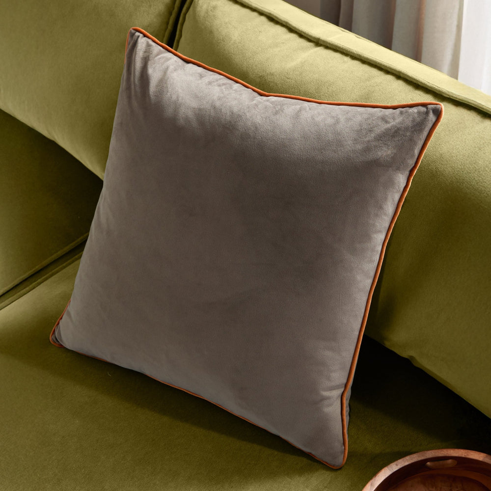 Meridian 55x55 Feather Filled Cushion Mocha/Pumpkin - XShowhome Limited - Riva