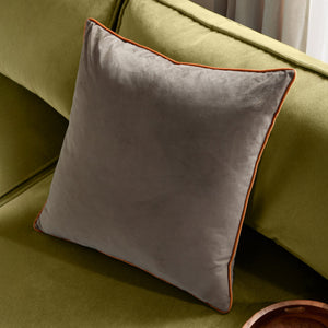 Meridian 55x55 Feather Filled Cushion Mocha/Pumpkin - XShowhome Limited - Riva