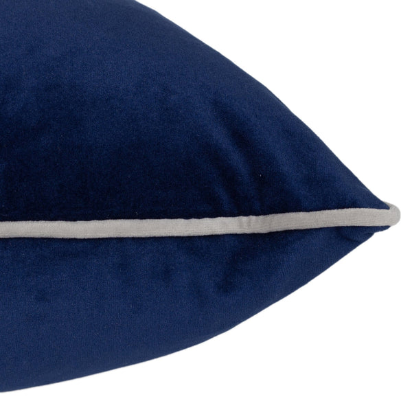 Meridian 55x55 Feather Filled Cushion Navy/Silver - XShowhome Limited - Riva