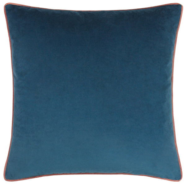 Meridian 55x55 Feather Filled Cushion Petrol/blush - Canwell Interiors Limited - Riva