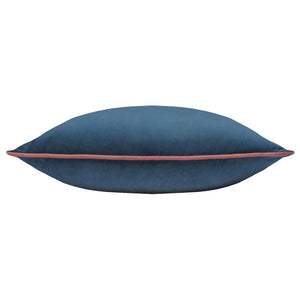 Meridian 55x55 Feather Filled Cushion Petrol/blush - Canwell Interiors Limited - Riva