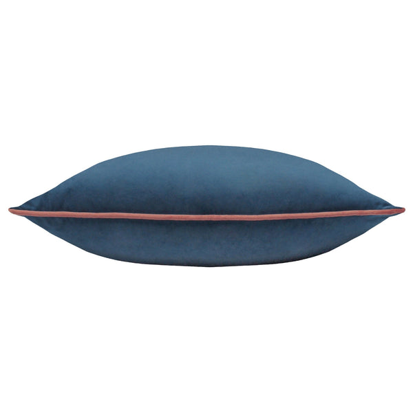 Meridian 55x55 Feather Filled Cushion Petrol/blush - Canwell Interiors Limited - Riva