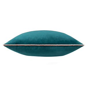 Meridian 55x55 Feather Filled Cushion Teal/Blush - XShowhome Limited - Riva