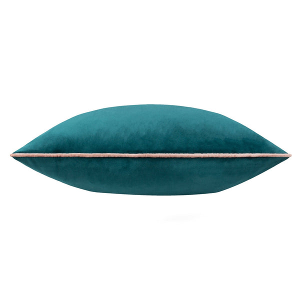 Meridian 55x55 Feather Filled Cushion Teal/Blush - XShowhome Limited - Riva