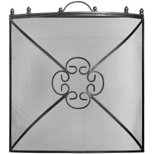 Mesh Fireguard in Antique Pewter Effect Finish - Canwell Interiors Limited - Hills