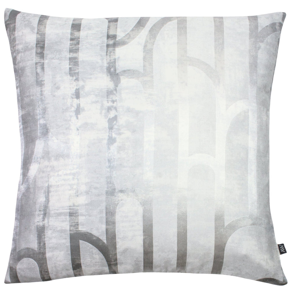 Meyer 50x50 Feather Filled Cushion Platinum/silver - Canwell Interiors Limited - Riva
