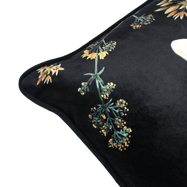 Midnight Garden 43x43 Feather Filled Cushion Bee - Canwell Interiors Limited - Riva