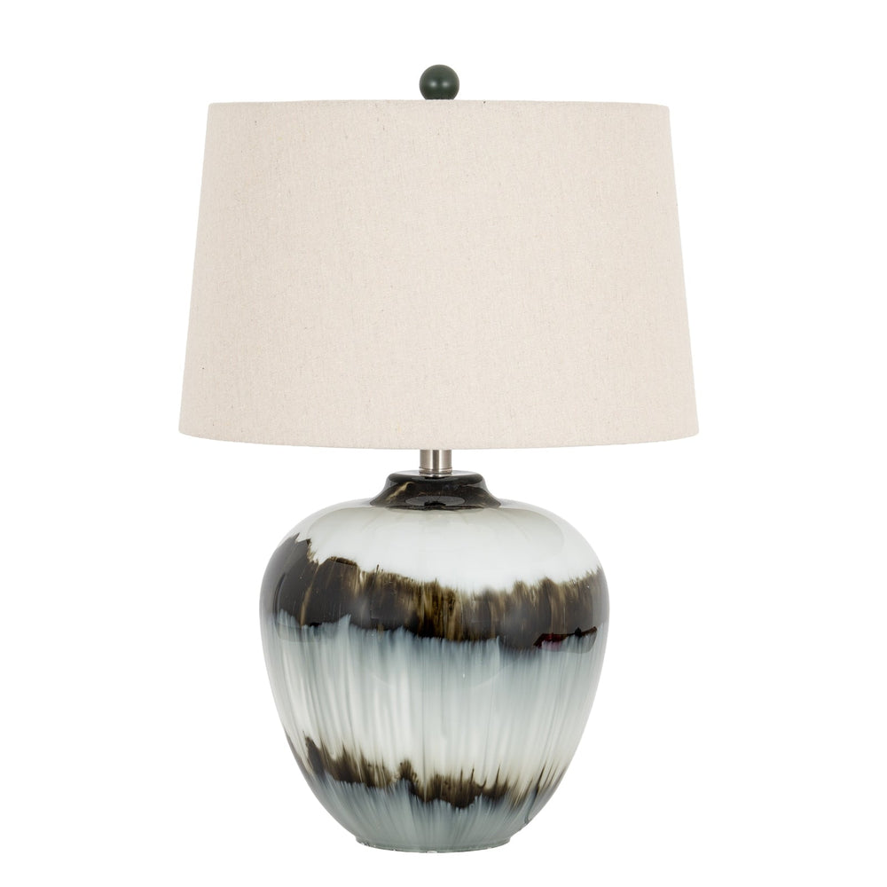 Midnight Shadows Table Lamp With Linen Shade - Canwell Interiors Limited - Hills