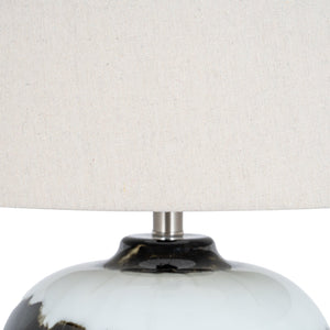 Midnight Shadows Table Lamp With Linen Shade - Canwell Interiors Limited - Hills