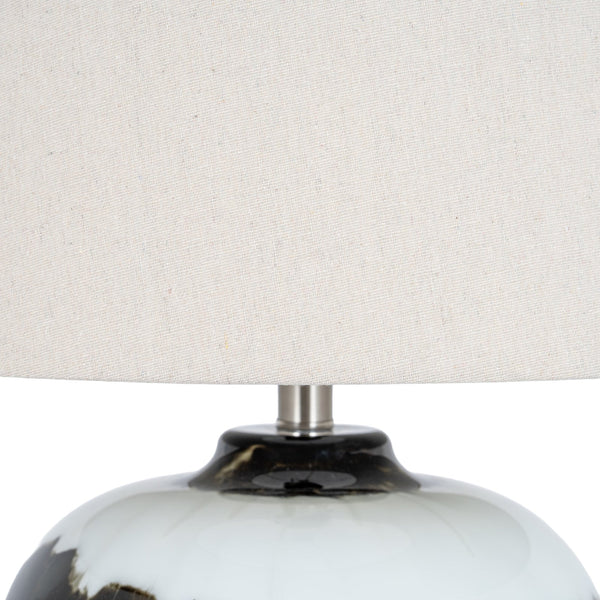 Midnight Shadows Table Lamp With Linen Shade - Canwell Interiors Limited - Hills