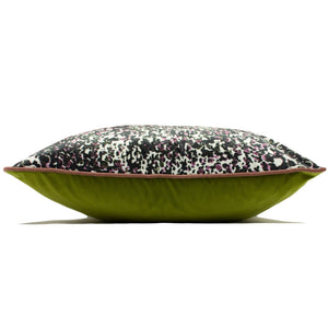 Mika 50x50 Feather Filled Cushion Rose/green - Canwell Interiors Limited - Riva