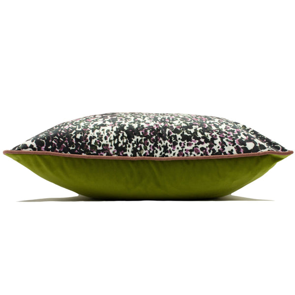 Mika 50x50 Feather Filled Cushion Rose/green - Canwell Interiors Limited - Riva