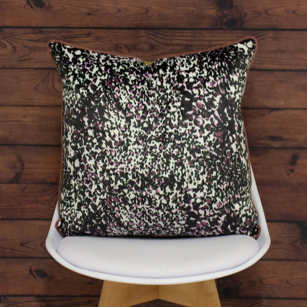 Mika 50x50 Feather Filled Cushion Rose/green - Canwell Interiors Limited - Riva