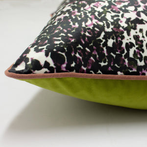 Mika 50x50 Feather Filled Cushion Rose/green - Canwell Interiors Limited - Riva