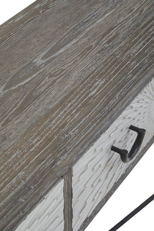 Milan Four Drawer Elm Wood Console Table - Canwell Interiors Limited - Xshowhome