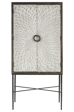 Milan Two Door Elm Wood Wine Cabinet - XShowhome Limited - Xshowhome