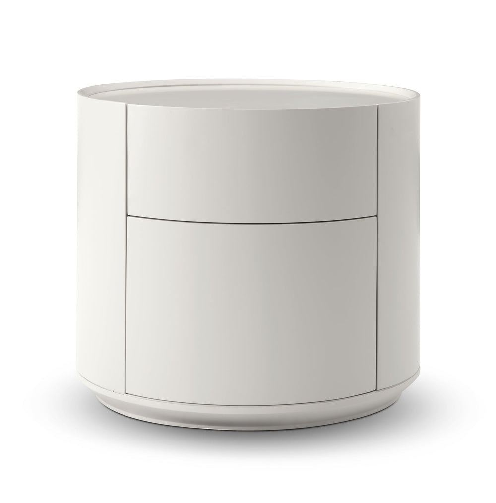 Ming Bedside Table - Matte Beige - XShowhome Limited - Tommy Franks