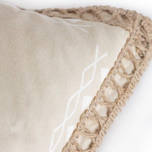 Mini Inka 45x45 Feather Filled Cushion Natural - Canwell Interiors Limited - Riva