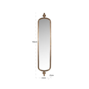 Mirror Hasting brass antique - Canwell Interiors Limited - Richmond