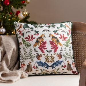 Mirrored Fox 43x43 Feather Filled Cushion Bottle - XShowhome Limited - Riva