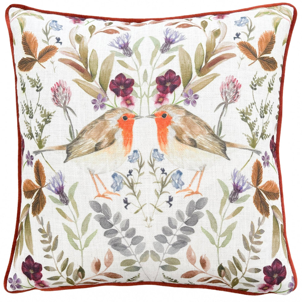 Mirrored Robin 43x43 Feather Filled Cushion Sunset - Canwell Interiors Limited - Riva