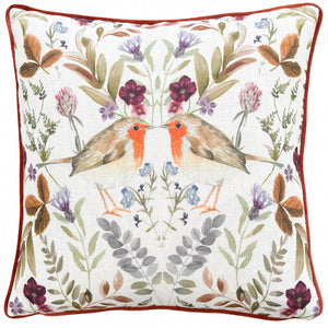 Mirrored Robin 43x43 Feather Filled Cushion Sunset - Canwell Interiors Limited - Riva