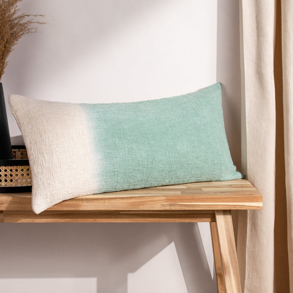 Mizu 30x65 Feather Filled Cushion Eucalyptus - Canwell Interiors Limited - Riva