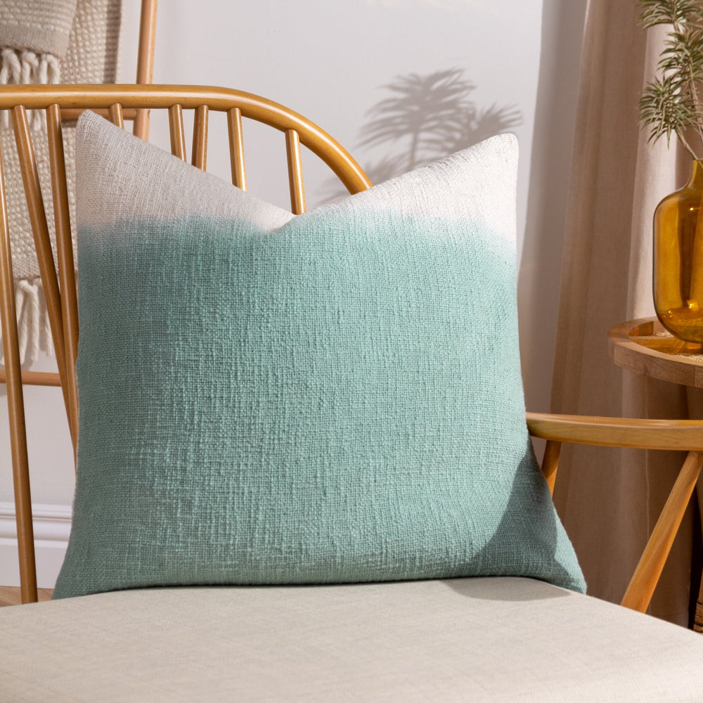 Mizu 50x50 Feather Filled Cushion Eucalyptus - Canwell Interiors Limited - Riva