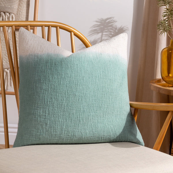Mizu 50x50 Feather Filled Cushion Eucalyptus - Canwell Interiors Limited - Riva