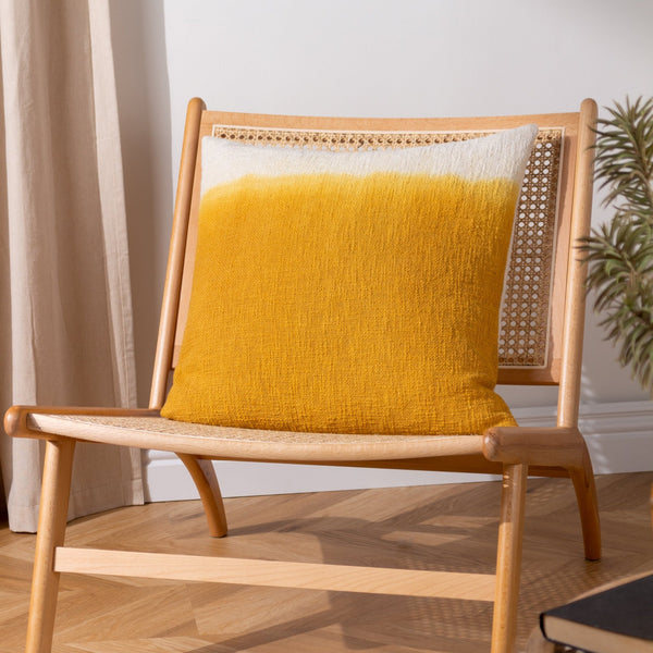 Mizu 50x50 Feather Filled Cushion Ochre - XShowhome Limited - Riva