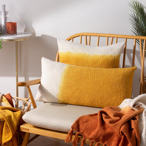 Mizu 50x50 Feather Filled Cushion Ochre - XShowhome Limited - Riva