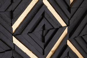 Modello Black Wood Carving Wall Art - XShowhome Limited - Xshowhome
