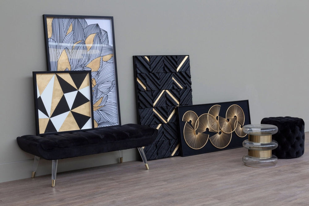 Modello Black Wood Carving Wall Art - XShowhome Limited - Xshowhome